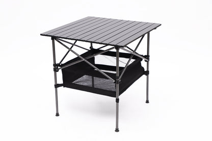 JWS-W241 Outdoor Furniture Portable & Lightweight Aluminum Folding Square Table with Carry Bag - Ideal for Indoor, Outdoor, Camping, Picnics, Beach, Patio, BBQ & Parties