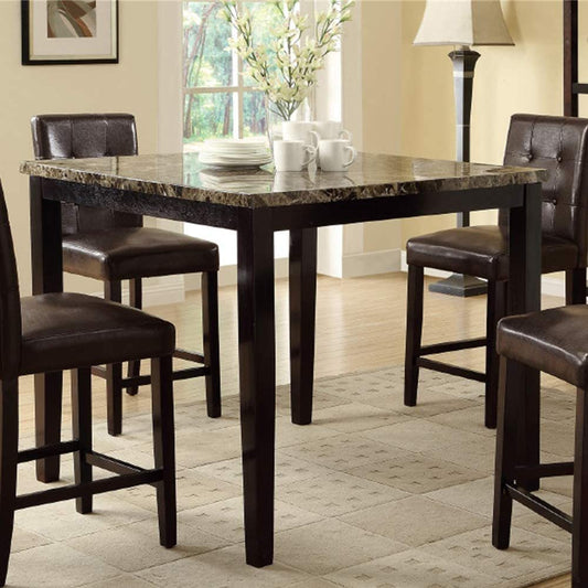 Kanepe Table Faux Marble Top Dining Table (Chairs not included)