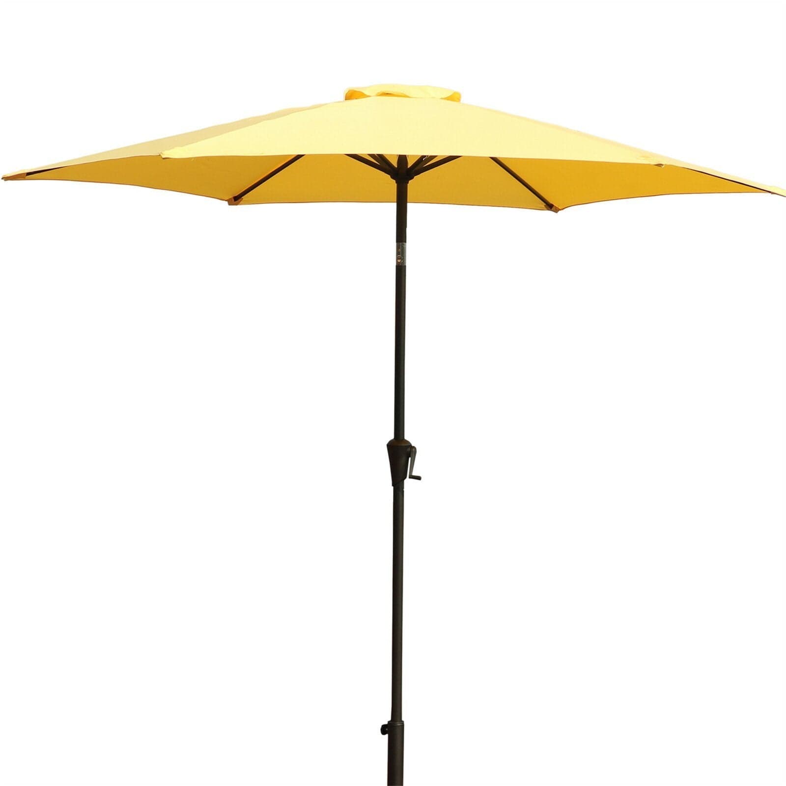 T & J Home Trends 9' Pole Umbrella With Carry Bag, Yellow