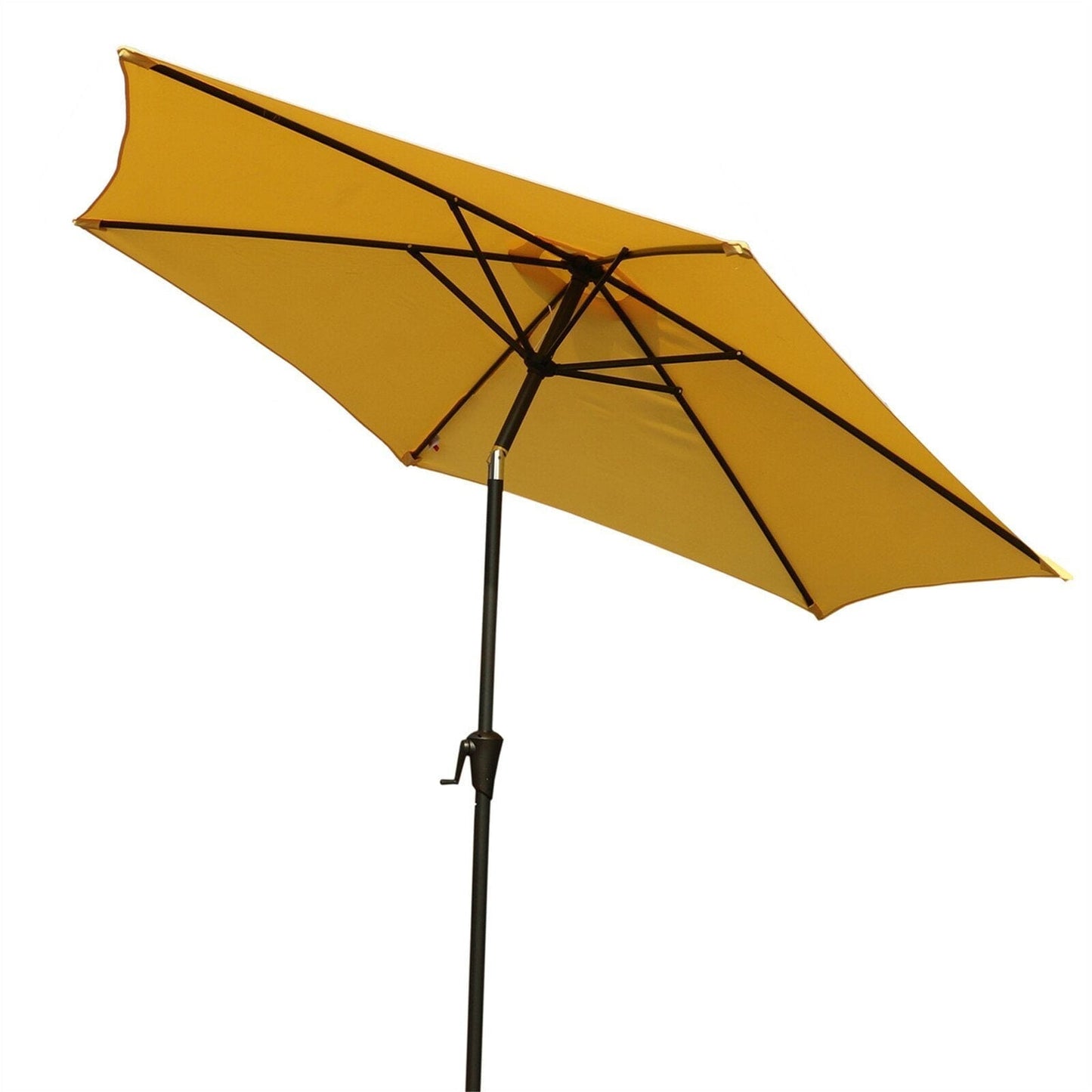 T & J Home Trends 9' Pole Umbrella With Carry Bag, Yellow