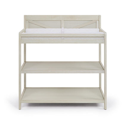 T & J Home Trends Barnside Changing Table Washed Gray