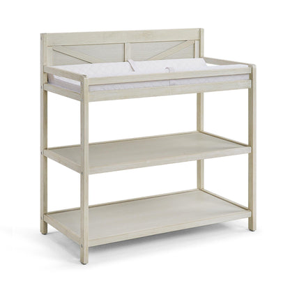 T & J Home Trends Barnside Changing Table Washed Gray