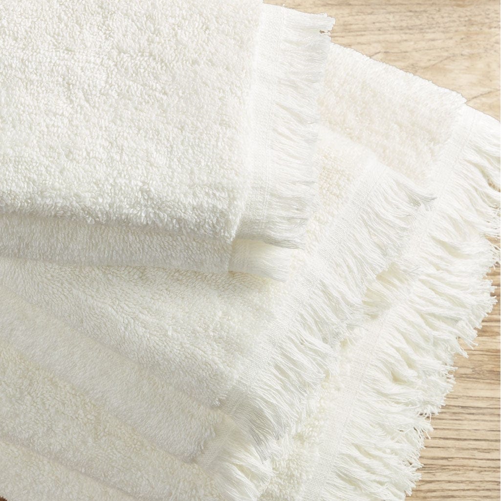 T & J Home Trends Cotton Dobby Slub 6 Piece Towel Set