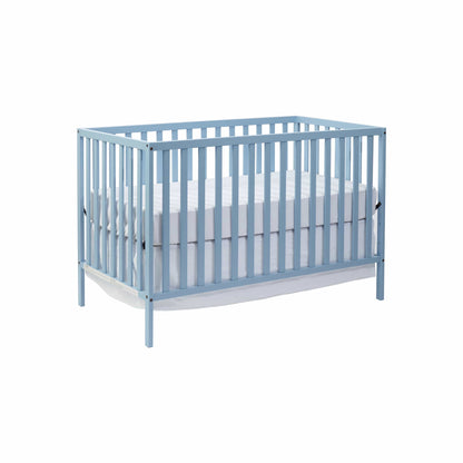 T & J Home Trends Palmer 3-in-1 Convertible Island Crib Baby Blue