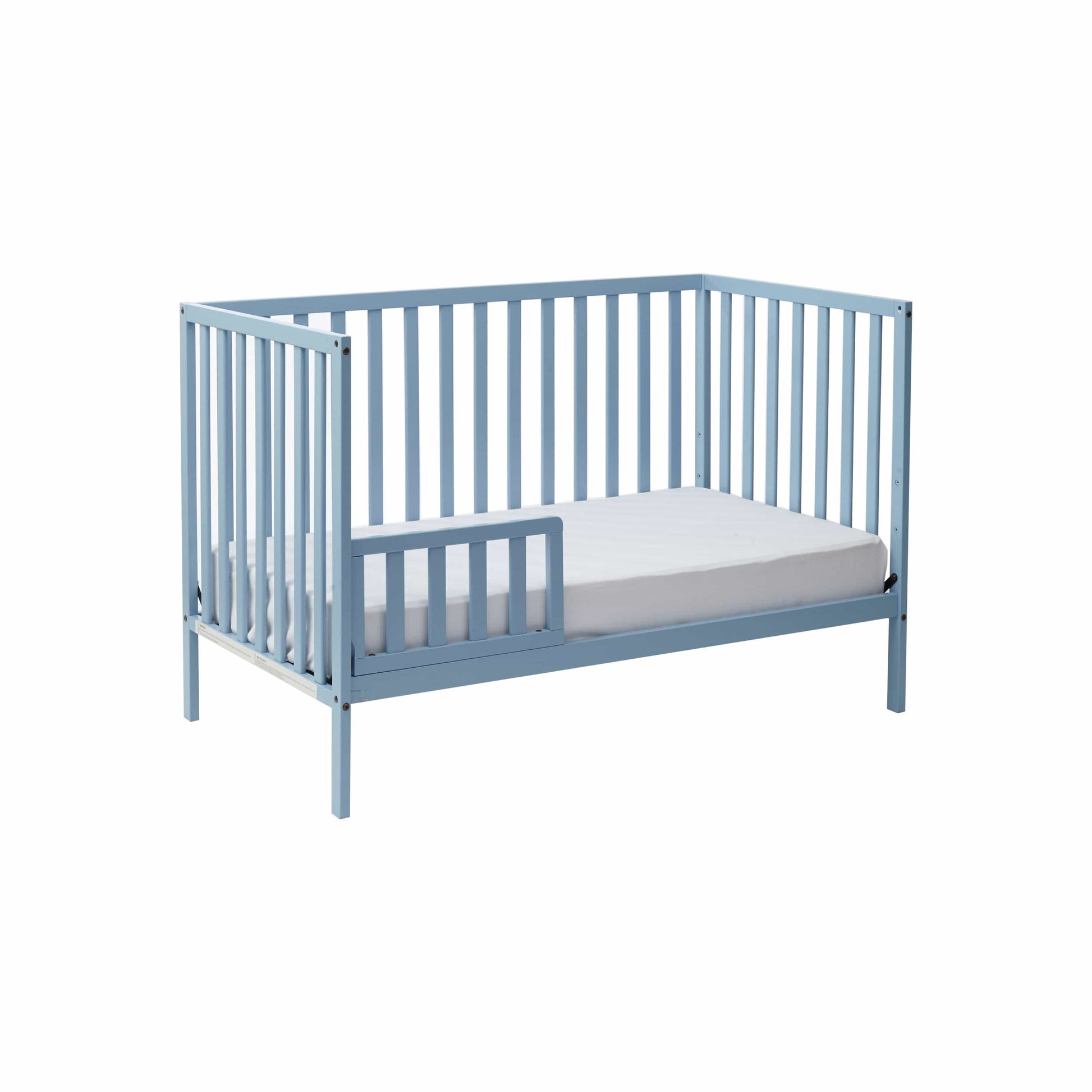 T & J Home Trends Palmer 3-in-1 Convertible Island Crib Baby Blue