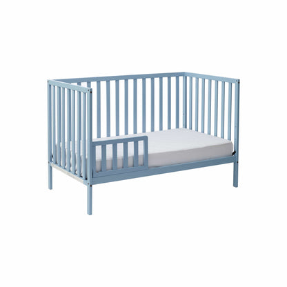 T & J Home Trends Palmer 3-in-1 Convertible Island Crib Baby Blue