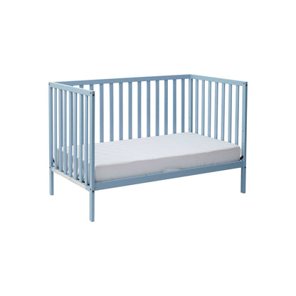 T & J Home Trends Palmer 3-in-1 Convertible Island Crib Baby Blue