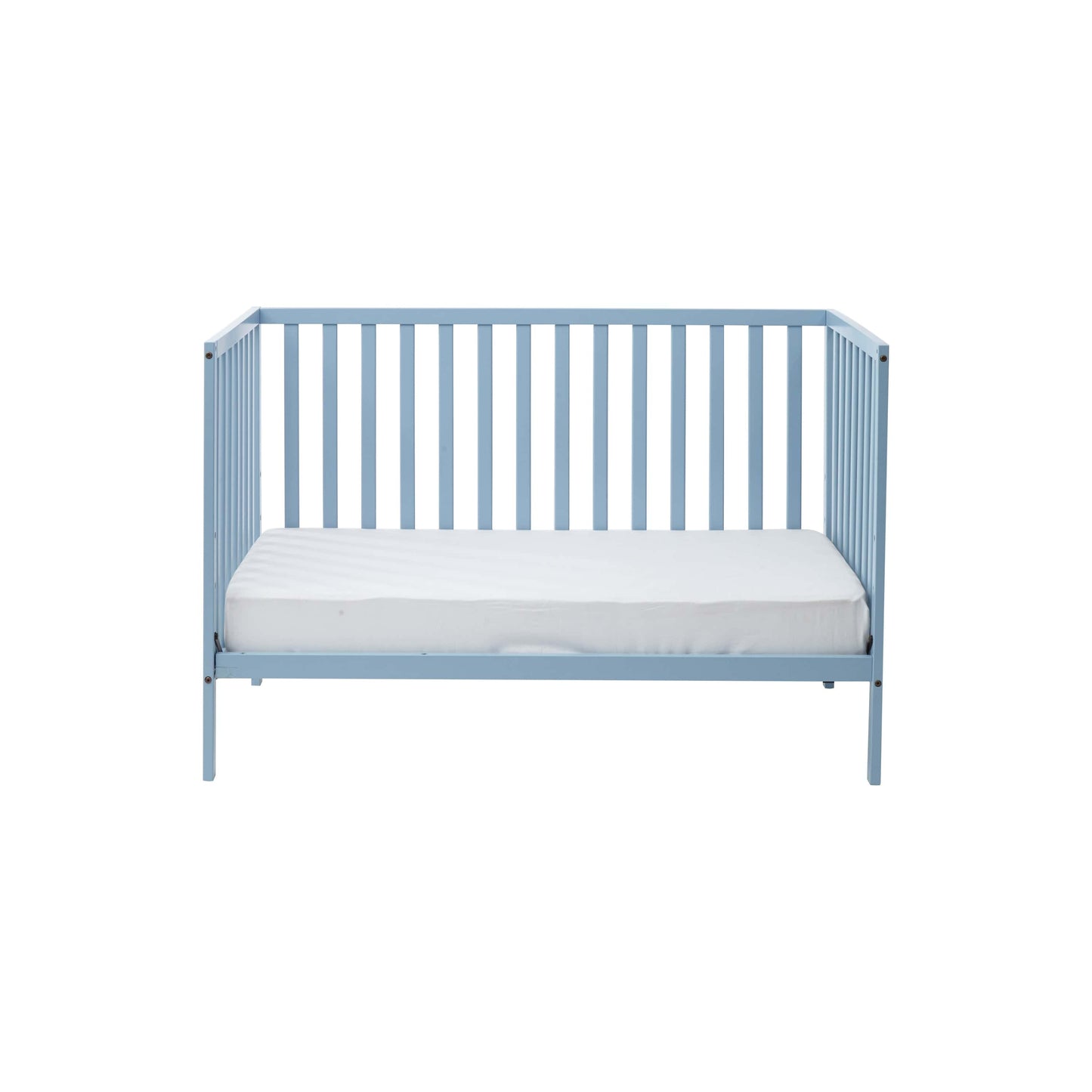 T & J Home Trends Palmer 3-in-1 Convertible Island Crib Baby Blue