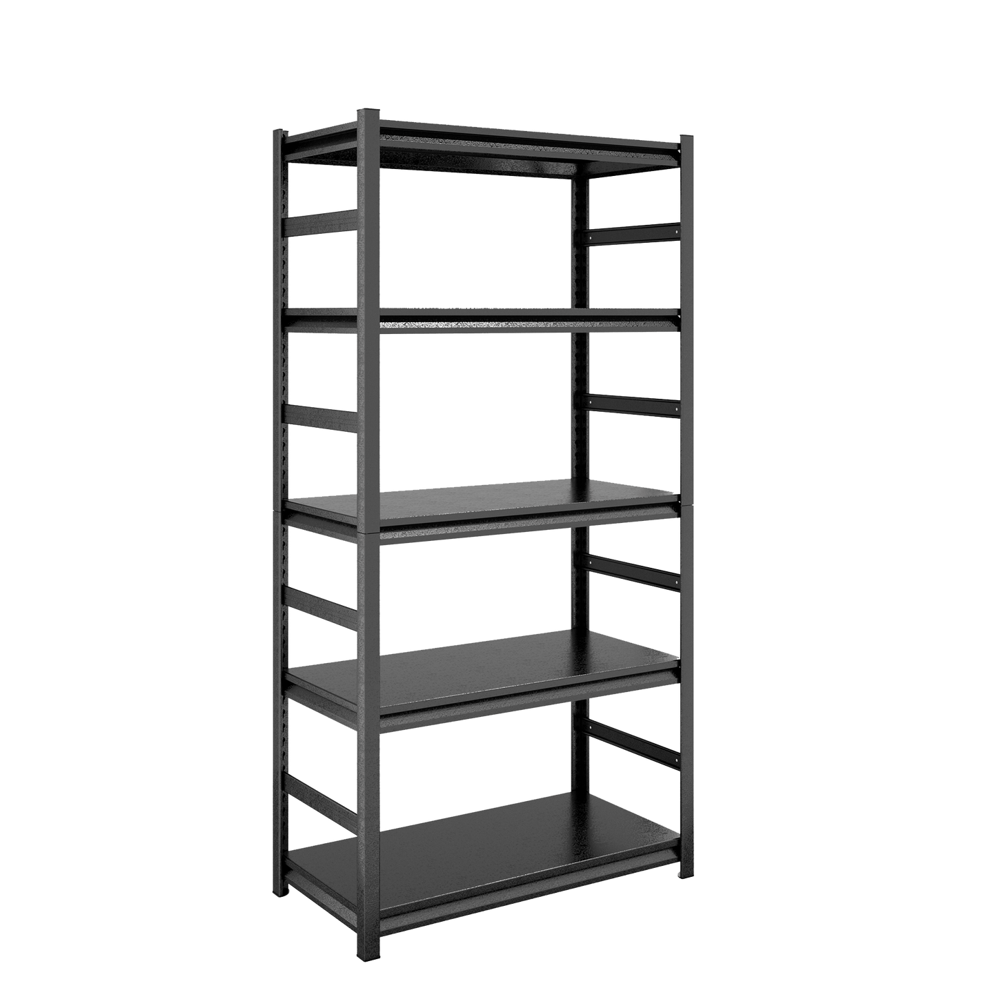 T & J Home Trends Storage Shelves  5 Tier Heavy Duty Metal Shelving Unit Adjustable Shelving Units and Storage Rack Kitchen Garage Shelf H63 * W31.5 * D15.8