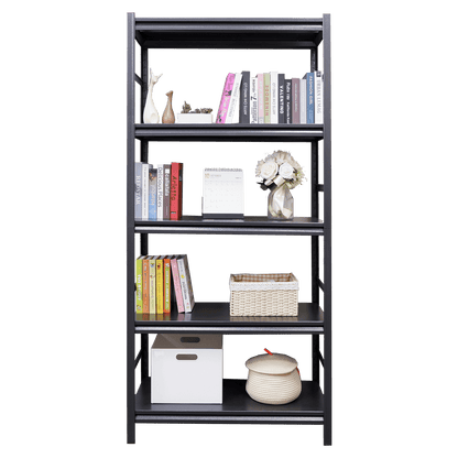 T & J Home Trends Storage Shelves  5 Tier Heavy Duty Metal Shelving Unit Adjustable Shelving Units and Storage Rack Kitchen Garage Shelf H72 * W35.4 * D15.8