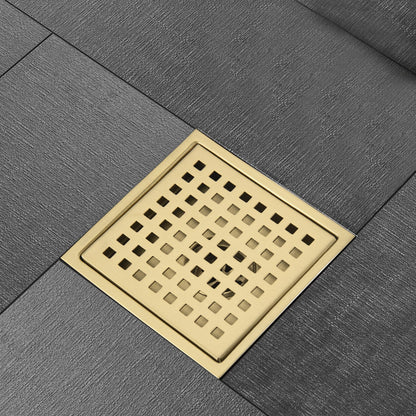 W928 Dongtu Group Shower Drain 6 Inch Square Shower Floor Drain